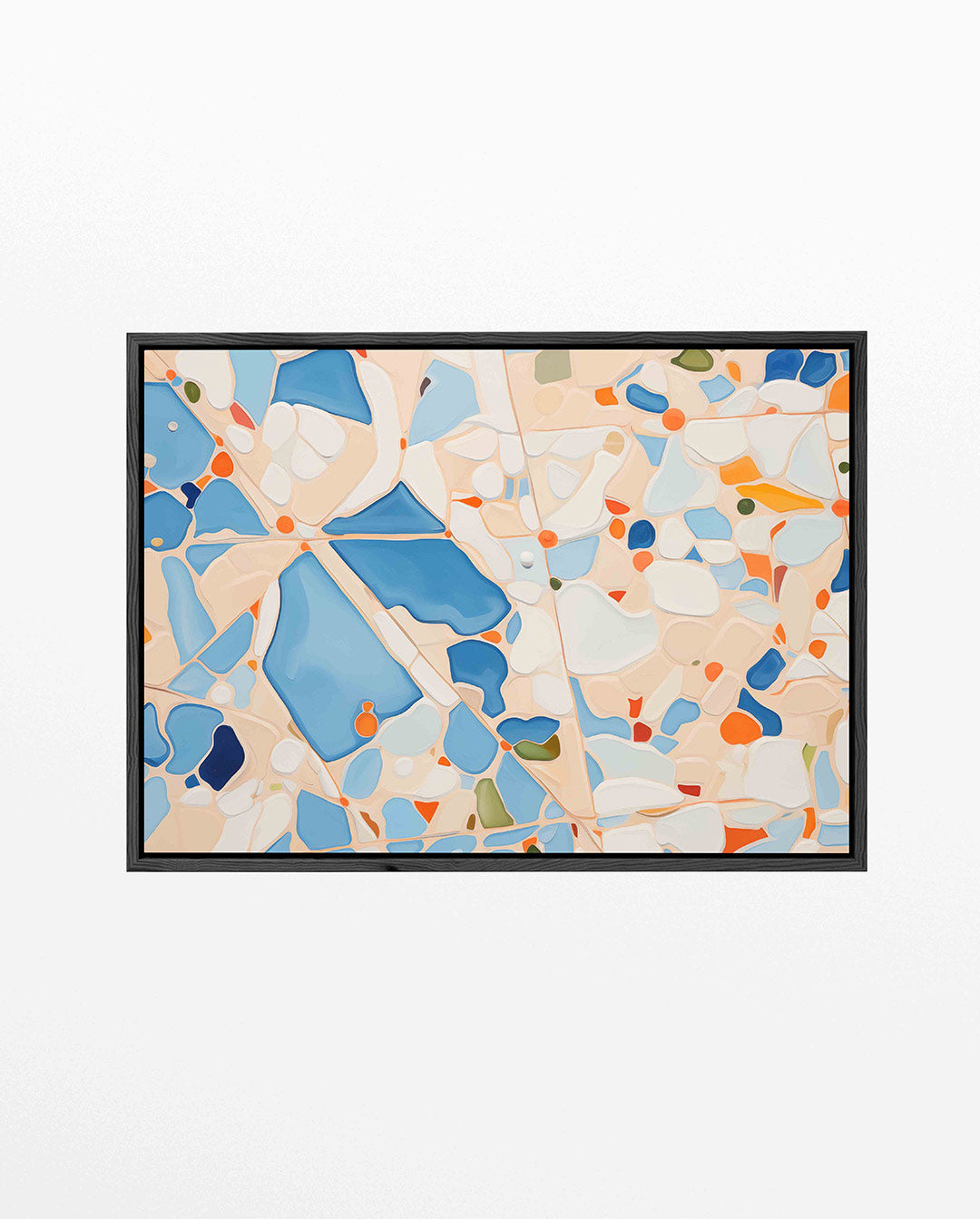 Vormenspel in kleur Kunstwerk