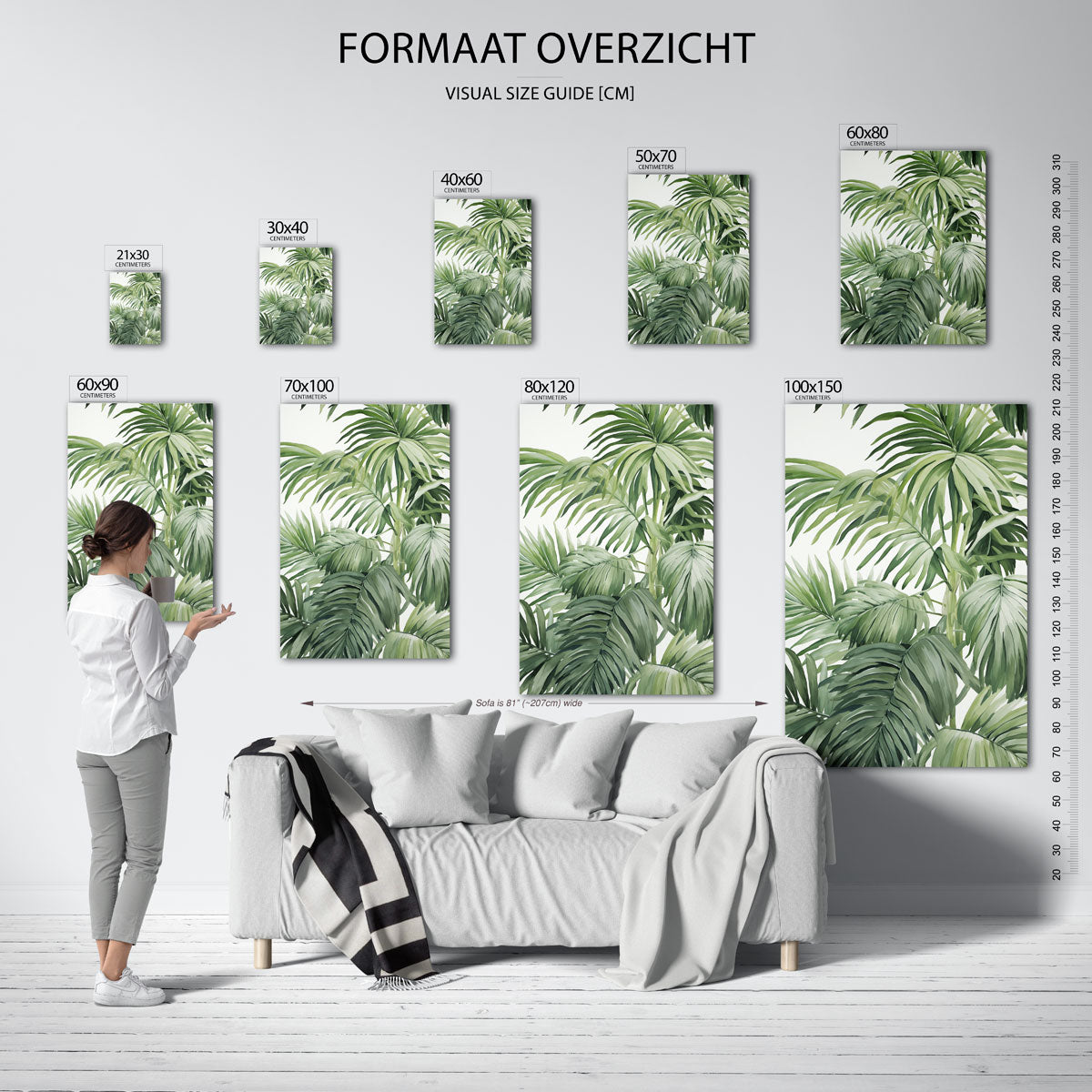 Groene bladeren Poster
