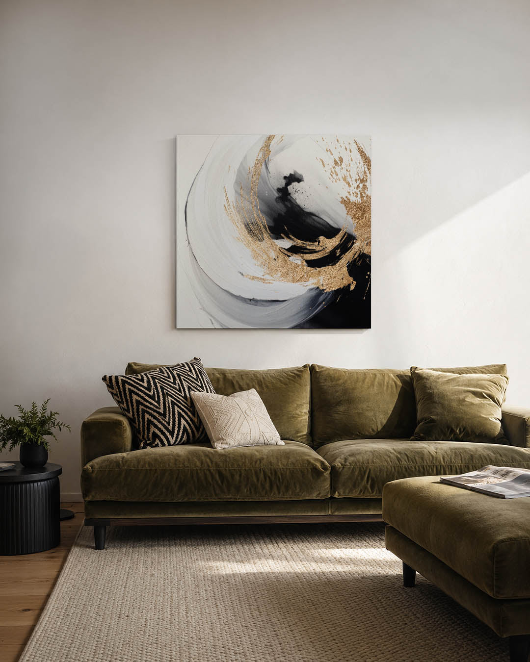 Dynamische vormen Kunstwerk