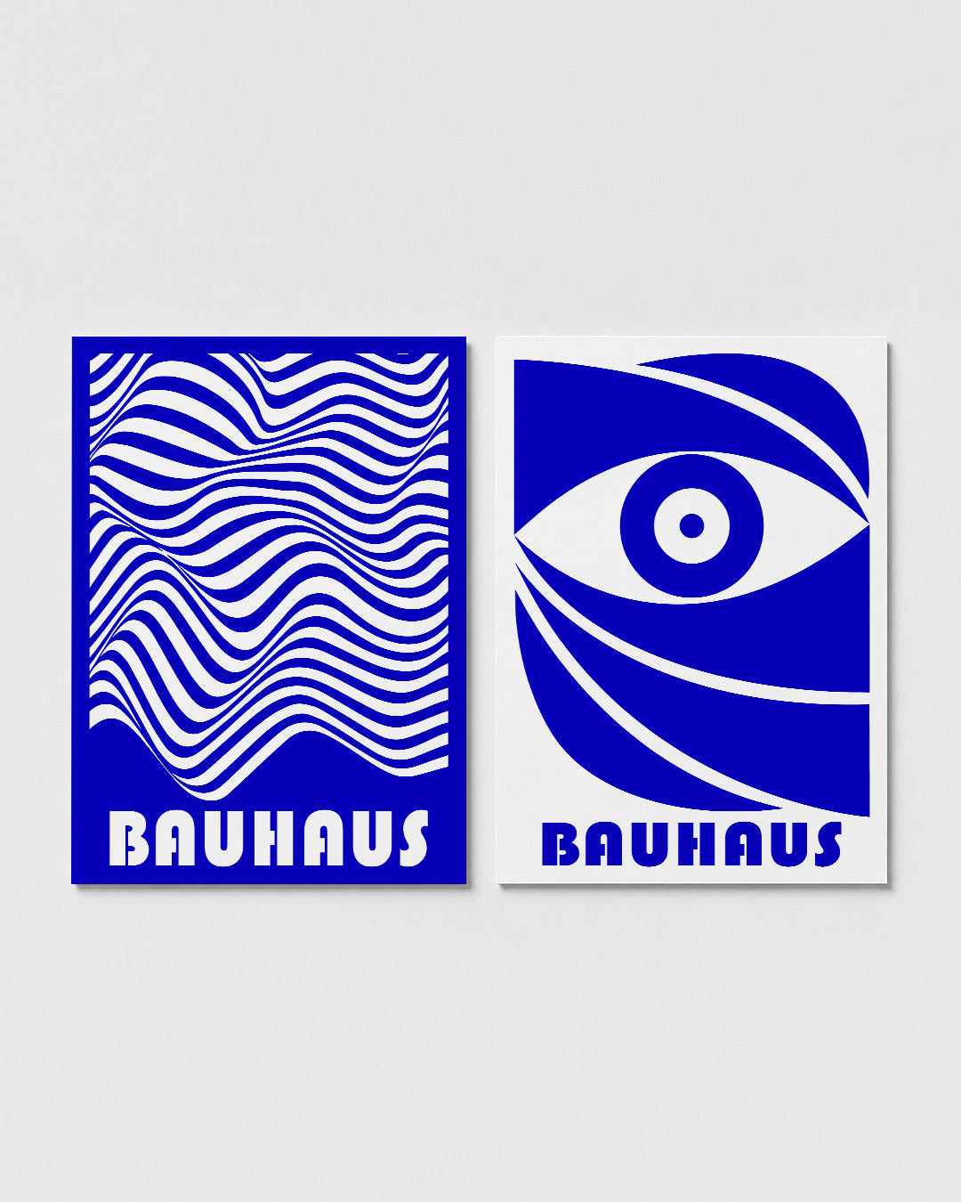 Golvend lijnenspel Posterset