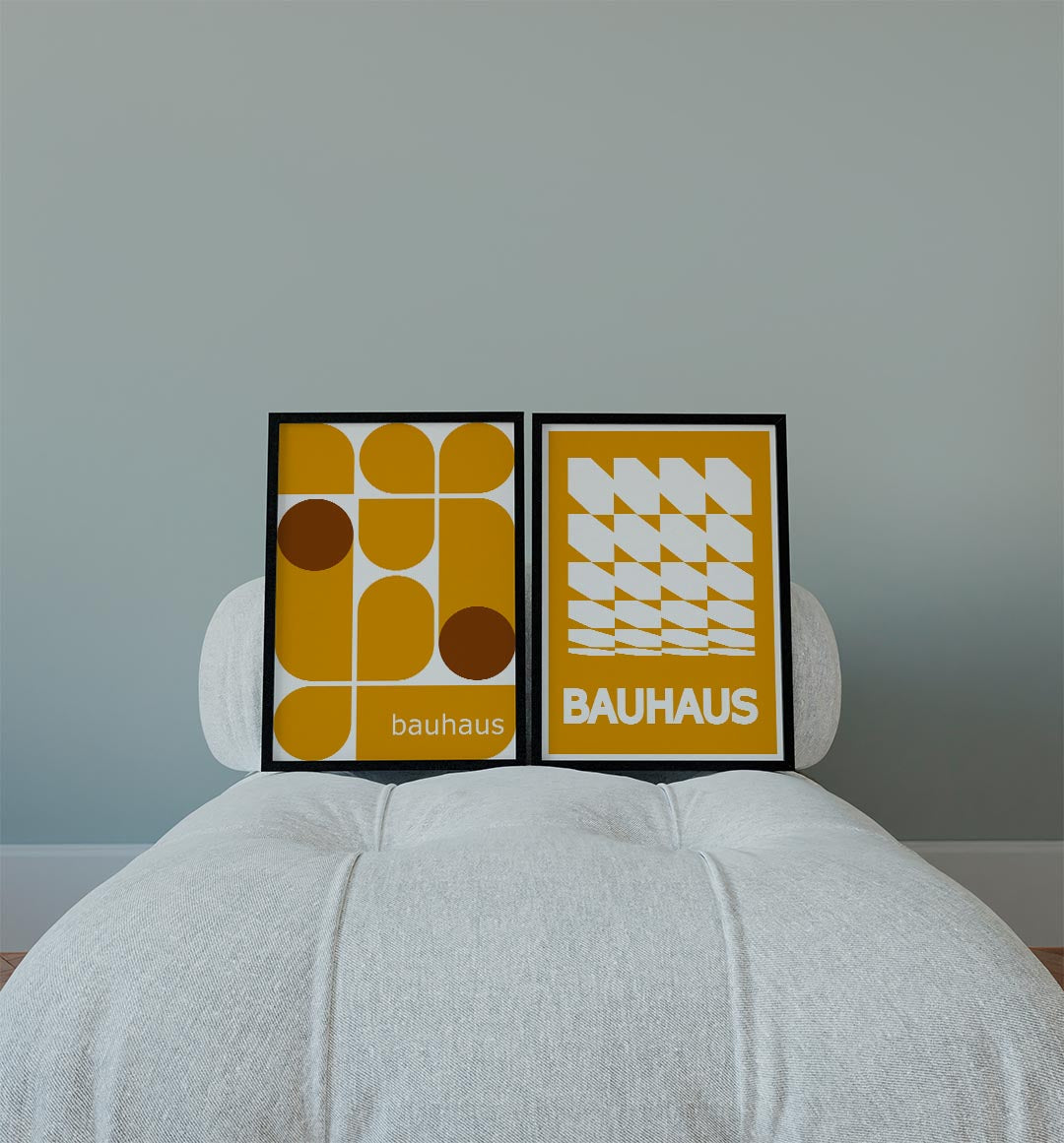 Vormen en kleurvlakken Posterset