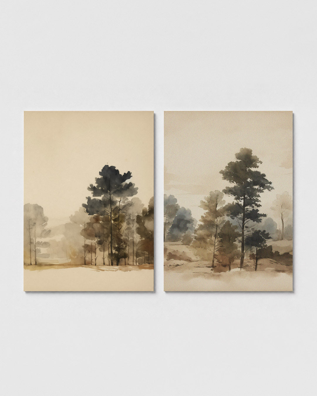 Natuurlijke sereniteit Posterset