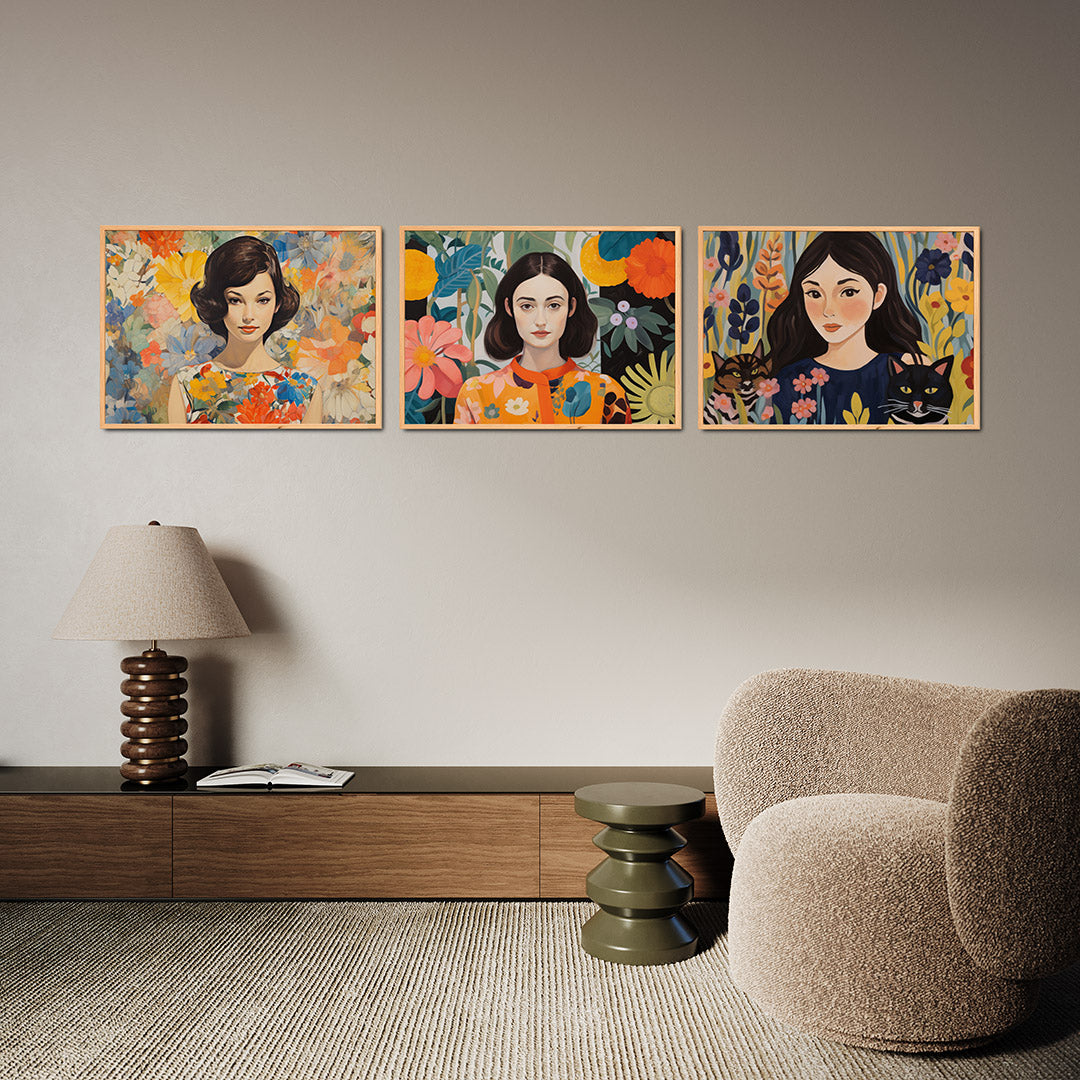 Bloemenportret Posterset