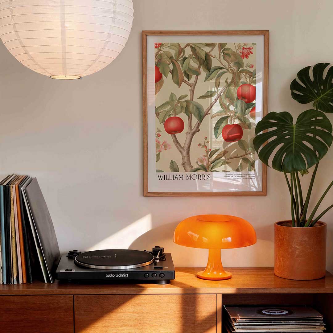 Appelboom en bloemen Poster