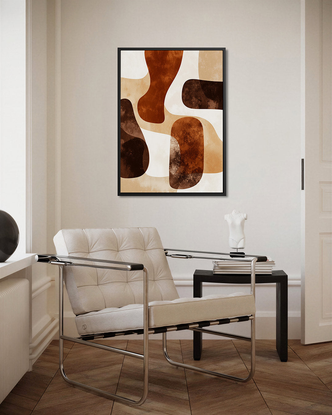 Organische vormen compositie Kunstwerk