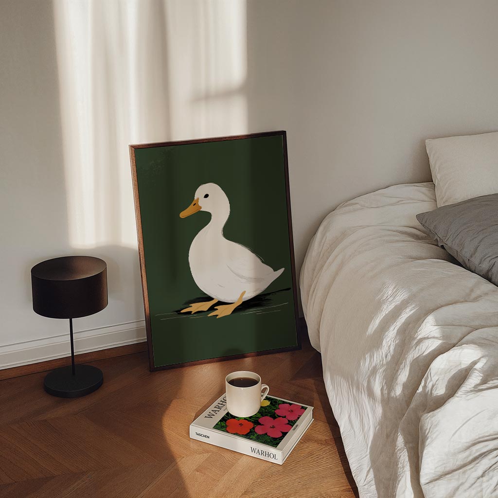 Schattige Eend Poster-WallArtistic
