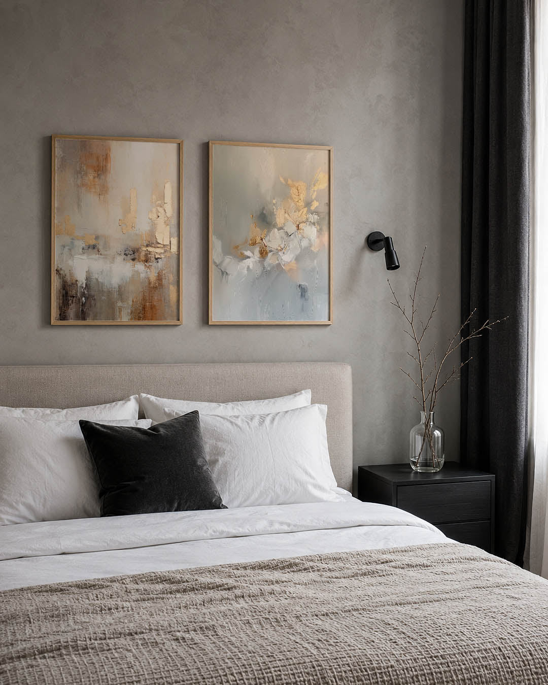 Textuur en gloed Posterset