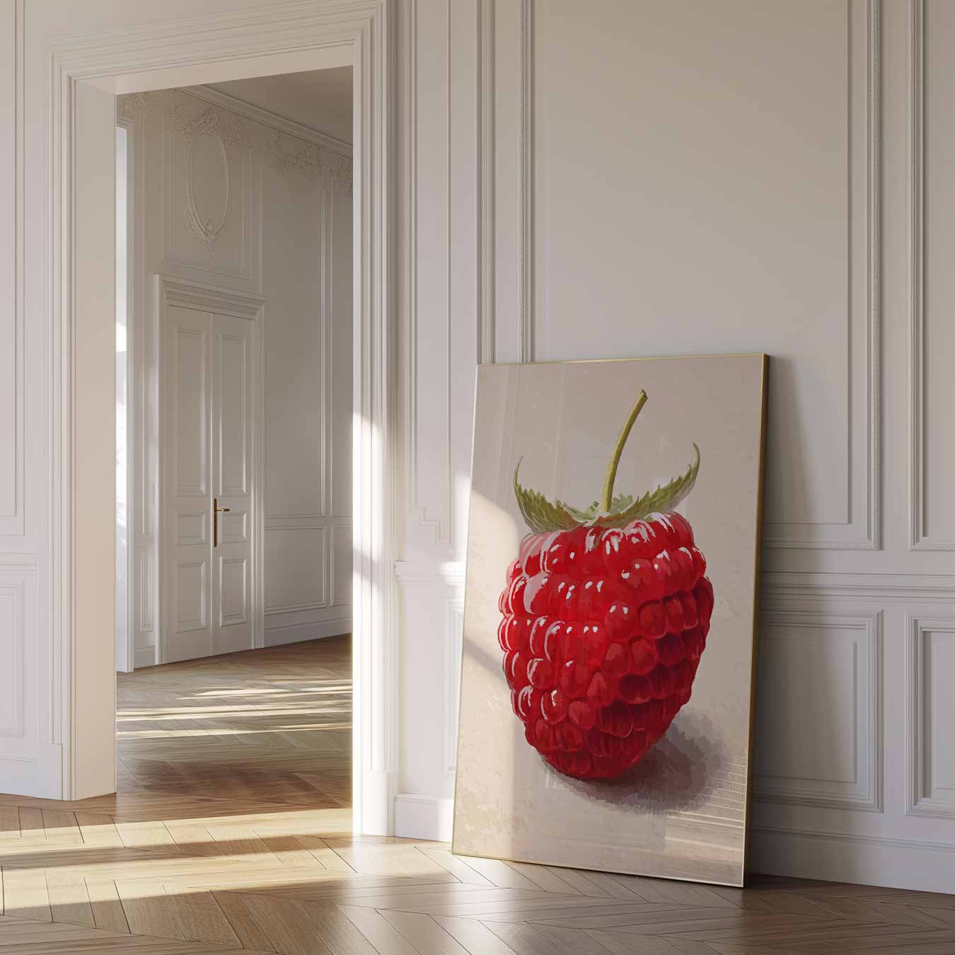 Romantische Frambozenposter-WallArtistic