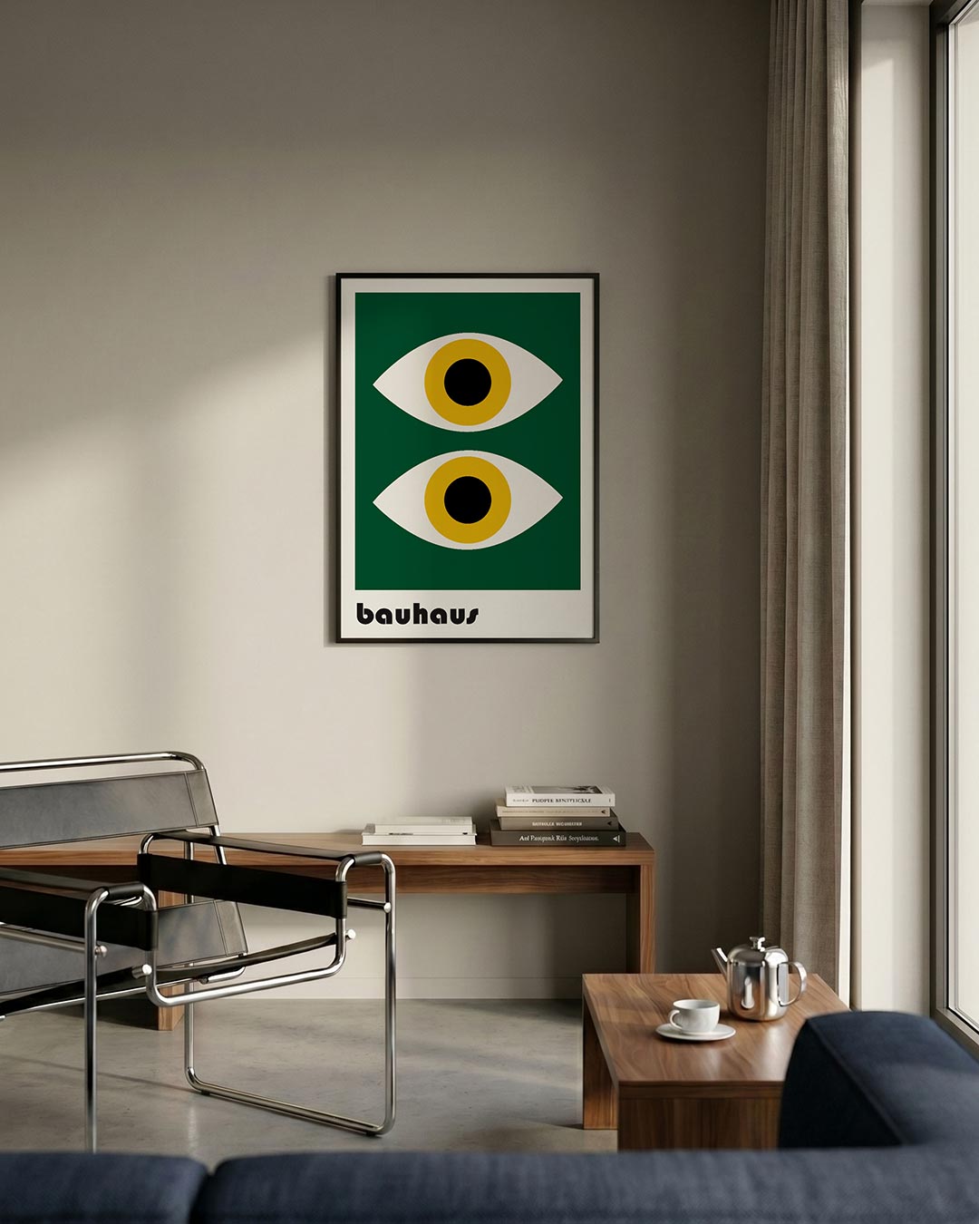 Oogvormen en kleur Poster