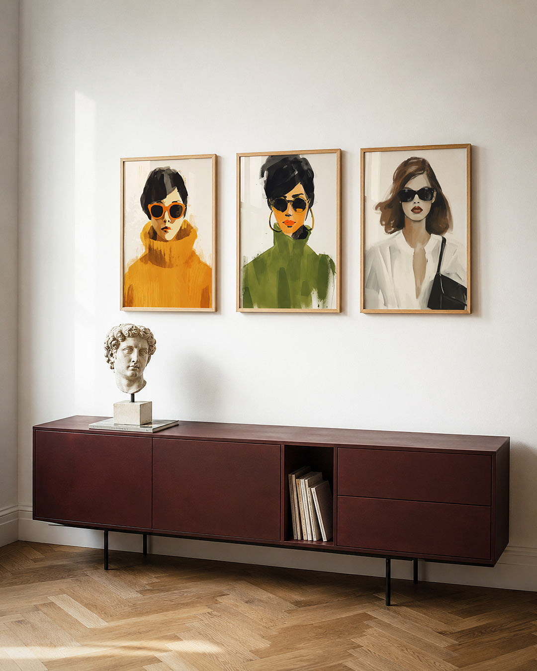 Kleur en schaduw Posterset