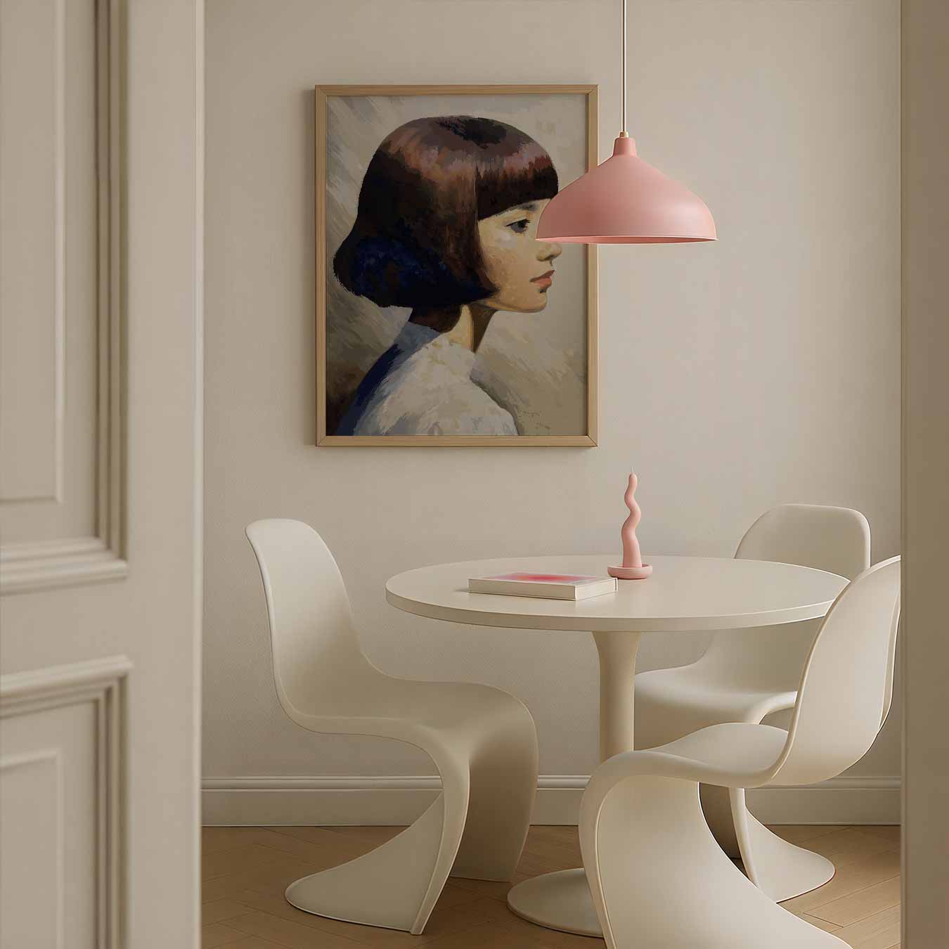 Stijlvolle Retro Portretposter-WallArtistic