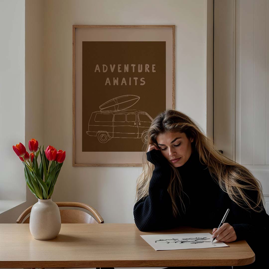Avontuur Wacht Poster-WallArtistic