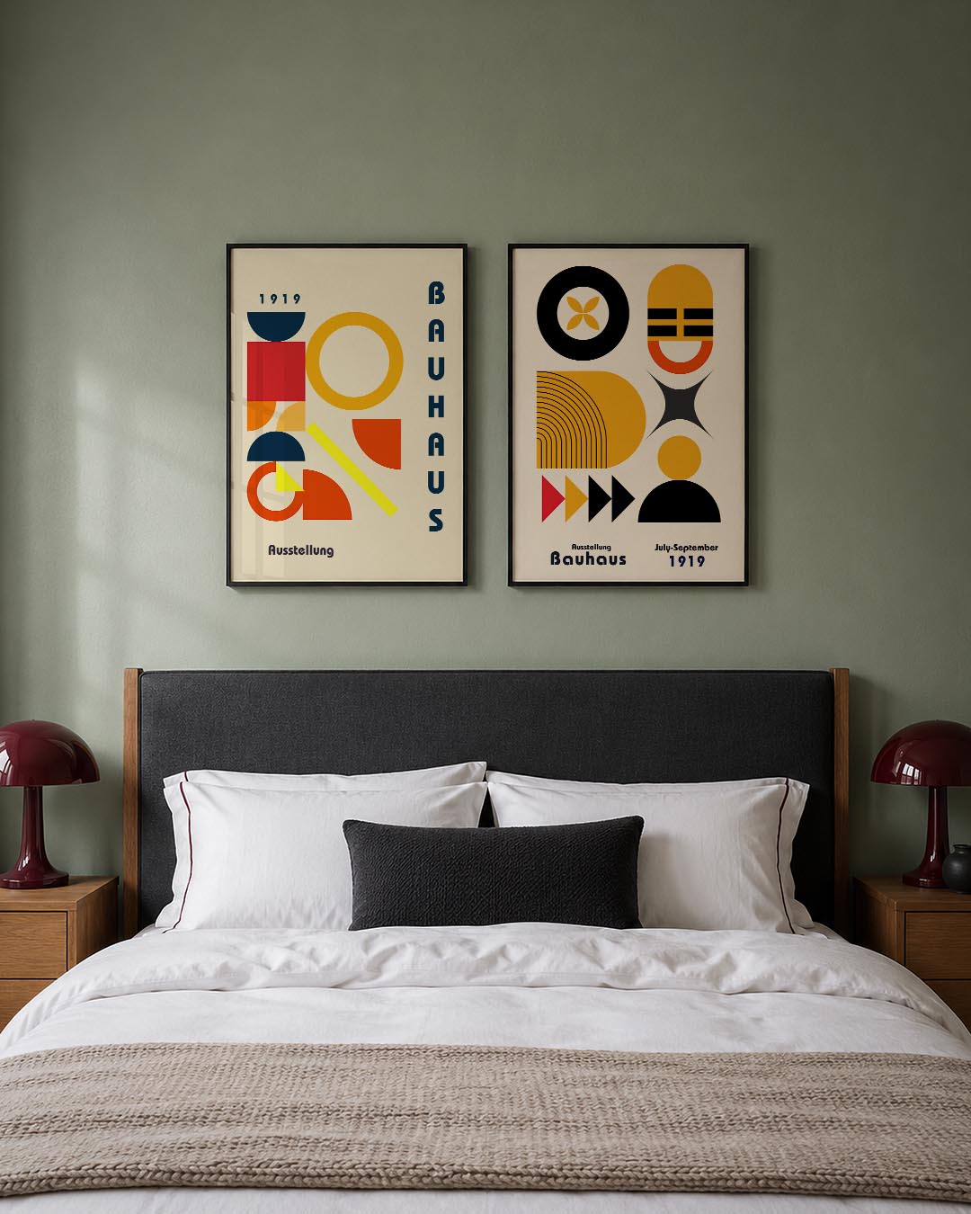 Vormen en kleurvlakken Posterset