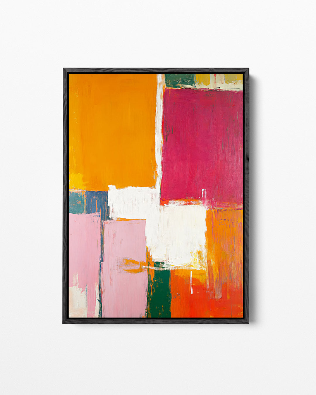 Kleurrijke vlakken Kunstwerk