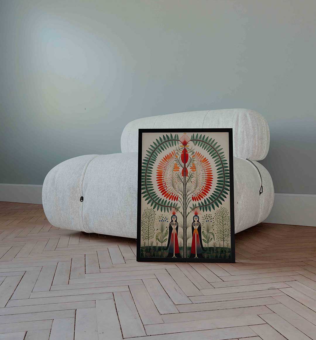 Symmetrische natuurfiguren Poster