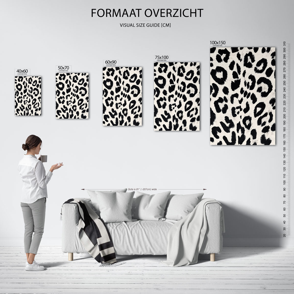 Dierlijk patroon Kunstwerk