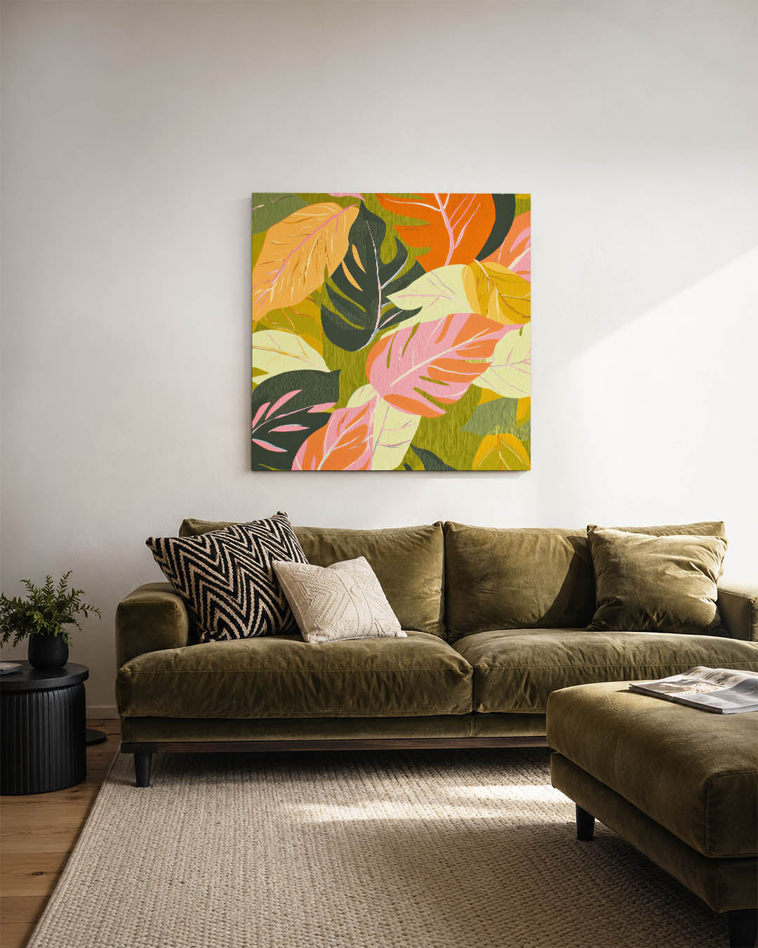 Vrolijke bladeren Kunstwerk