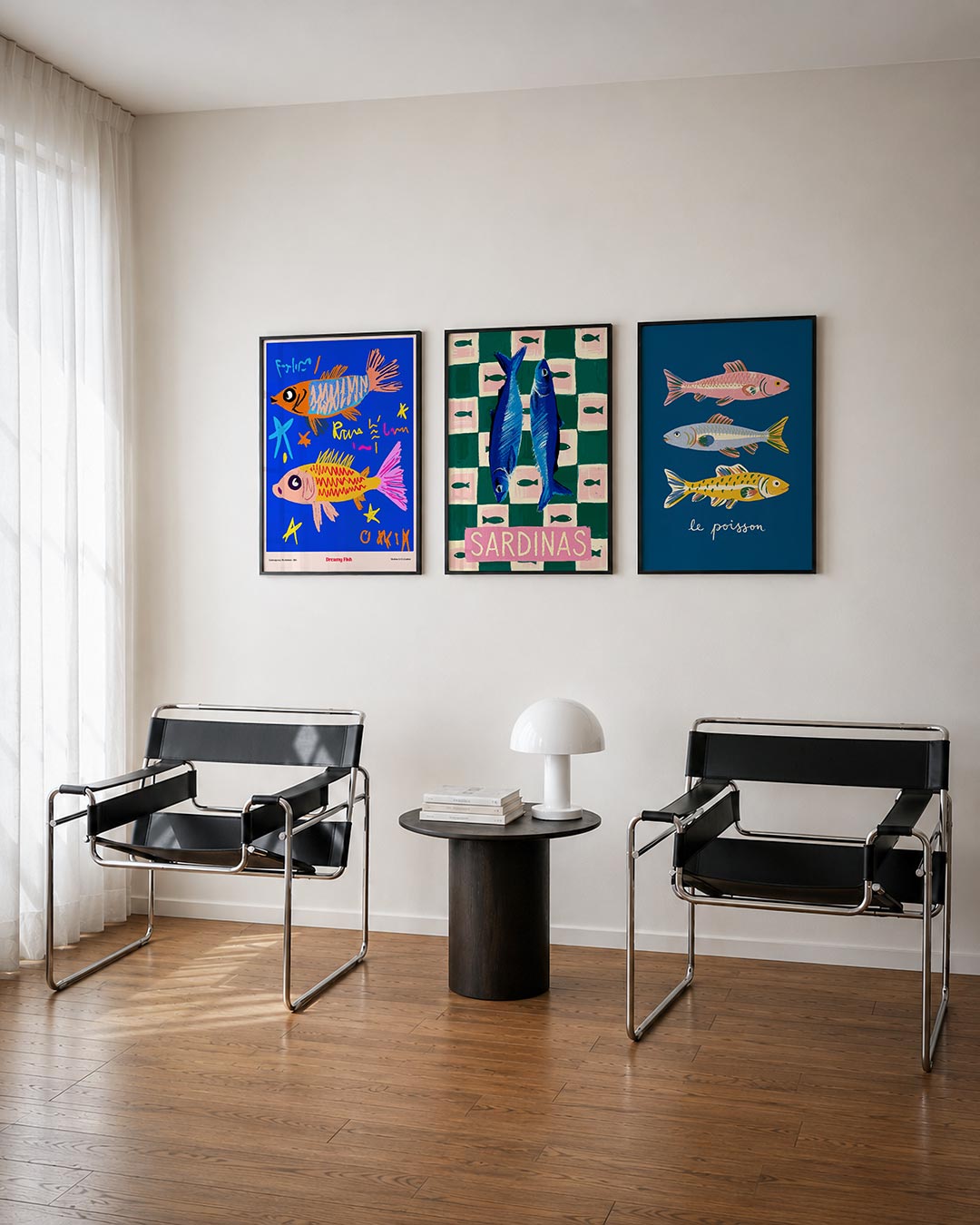 Vrolijke vissen Posterset