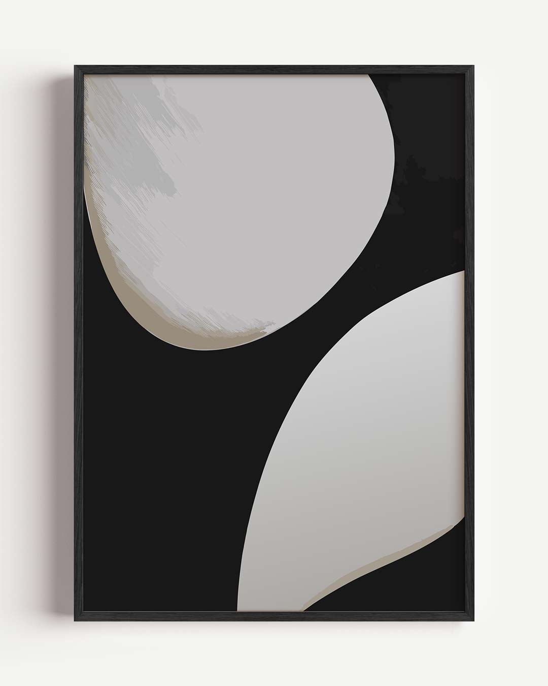 Stijlvolle Abstracte Vormen Poster-WallArtistic