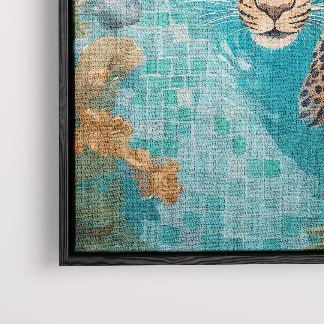 Majestic Leopard in the Tropics Artwork