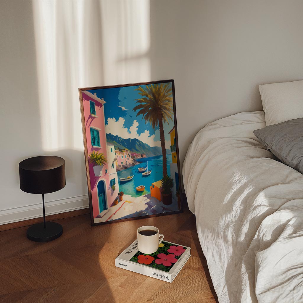 Droomachtige Kustplaats Poster-WallArtistic