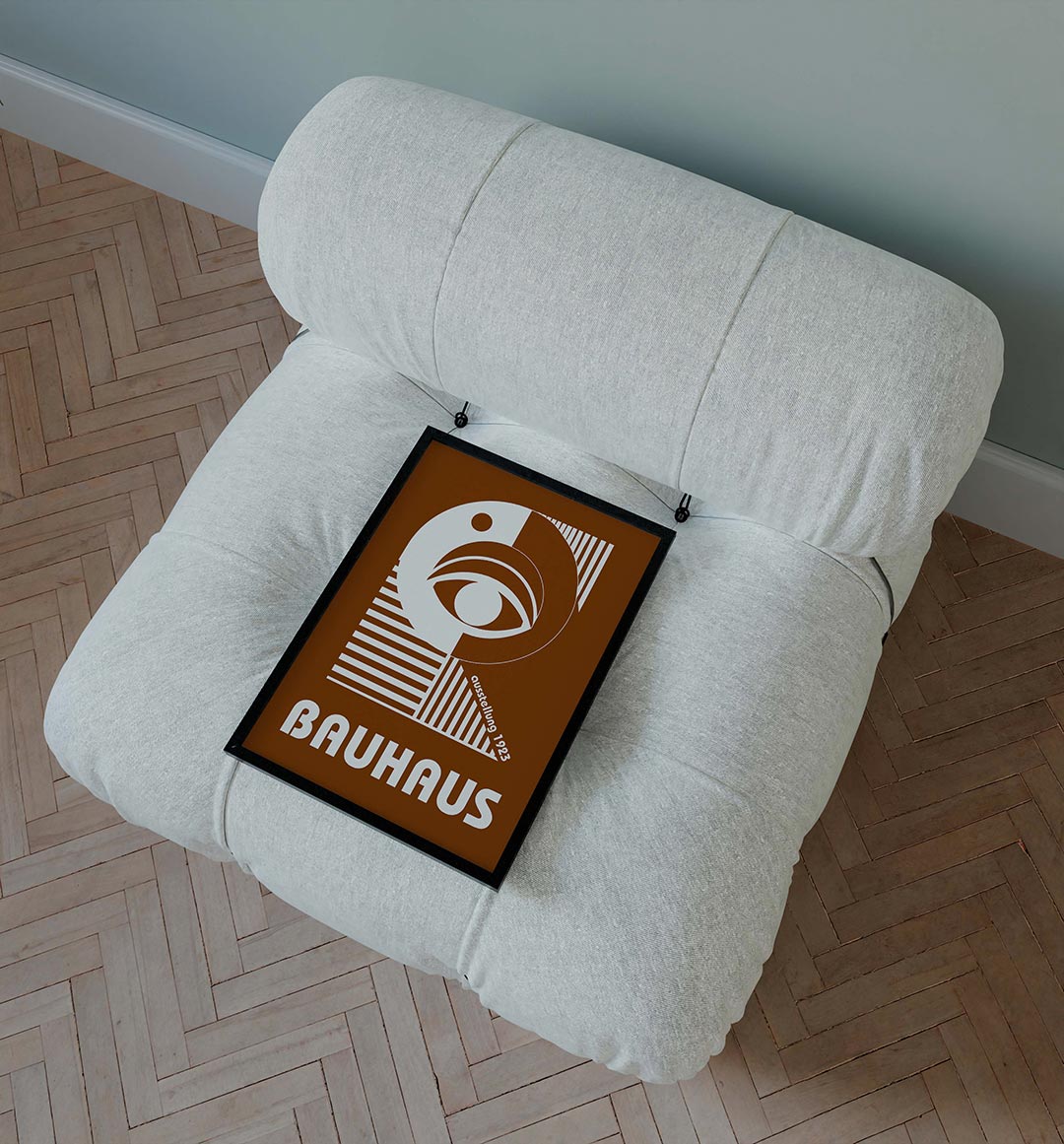 Oog en lijnen Poster