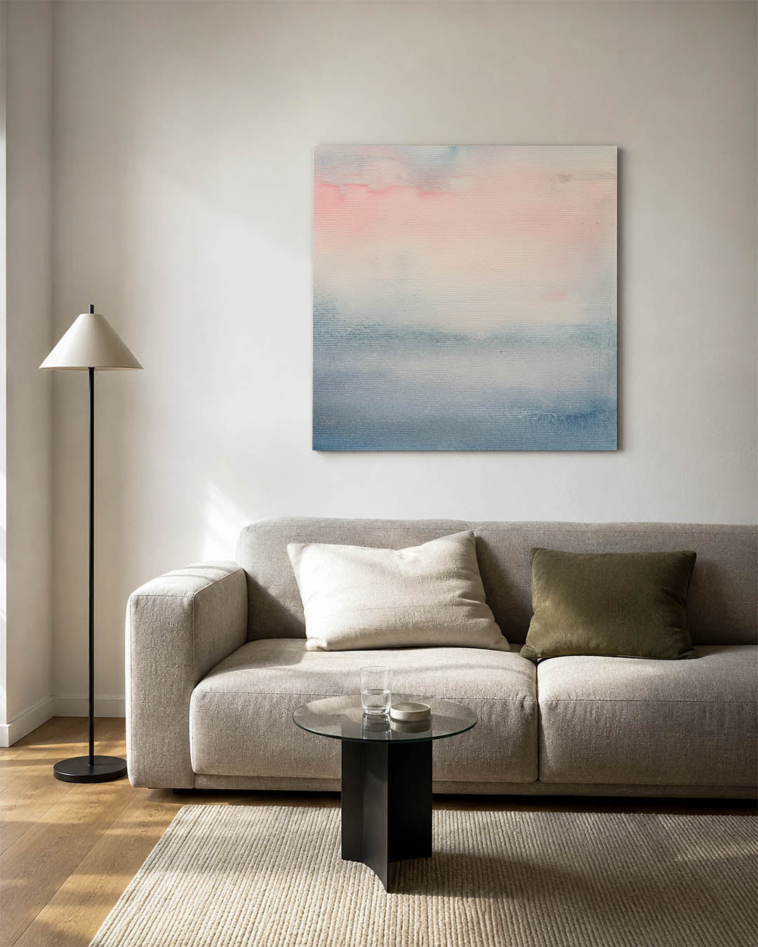 Zachte kleurovergangen Kunstwerk