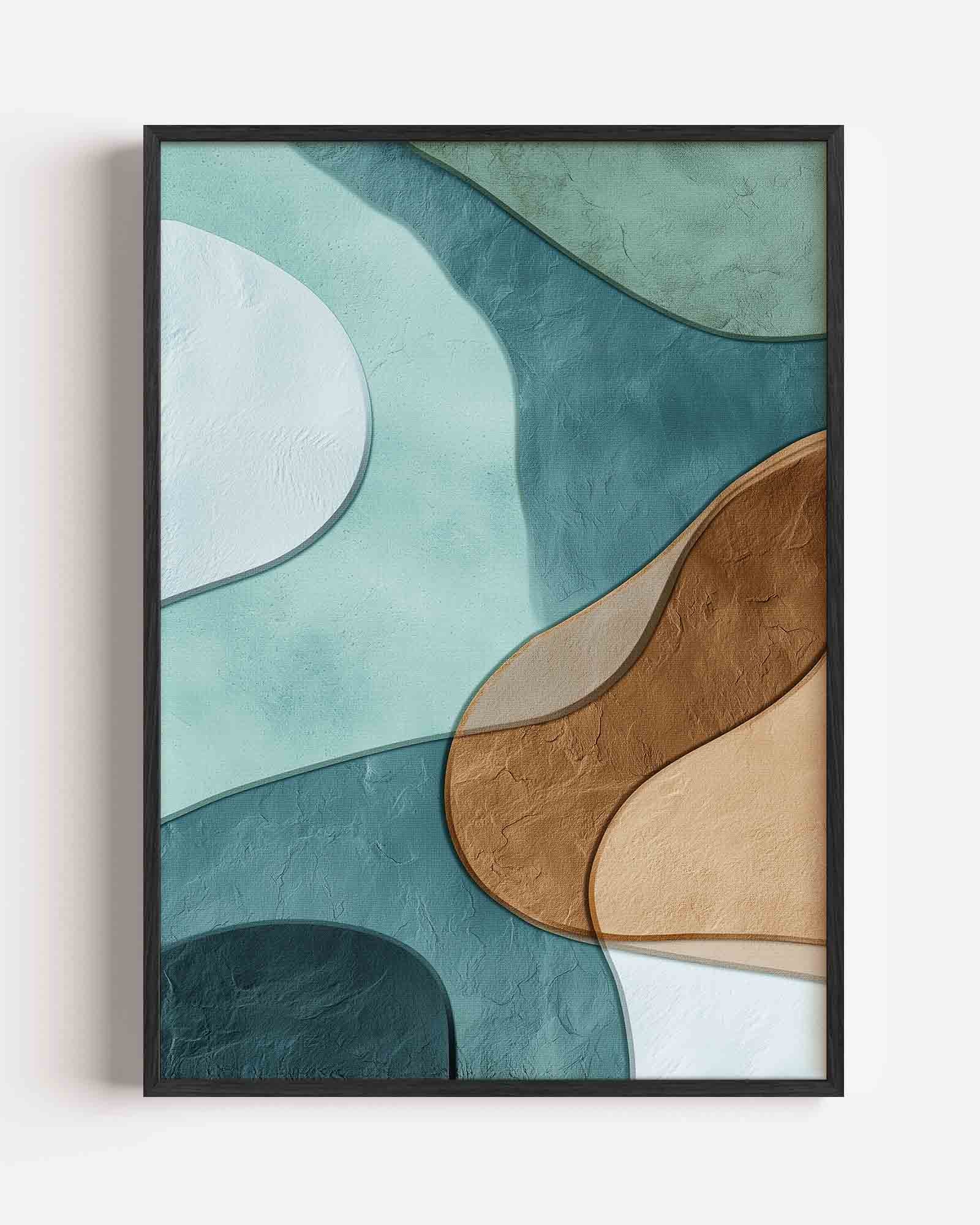 Abstracte vormen Poster
