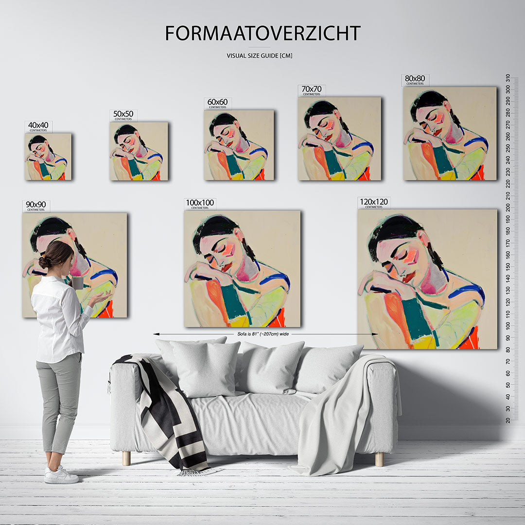 Kleurencompositie Kunstwerk