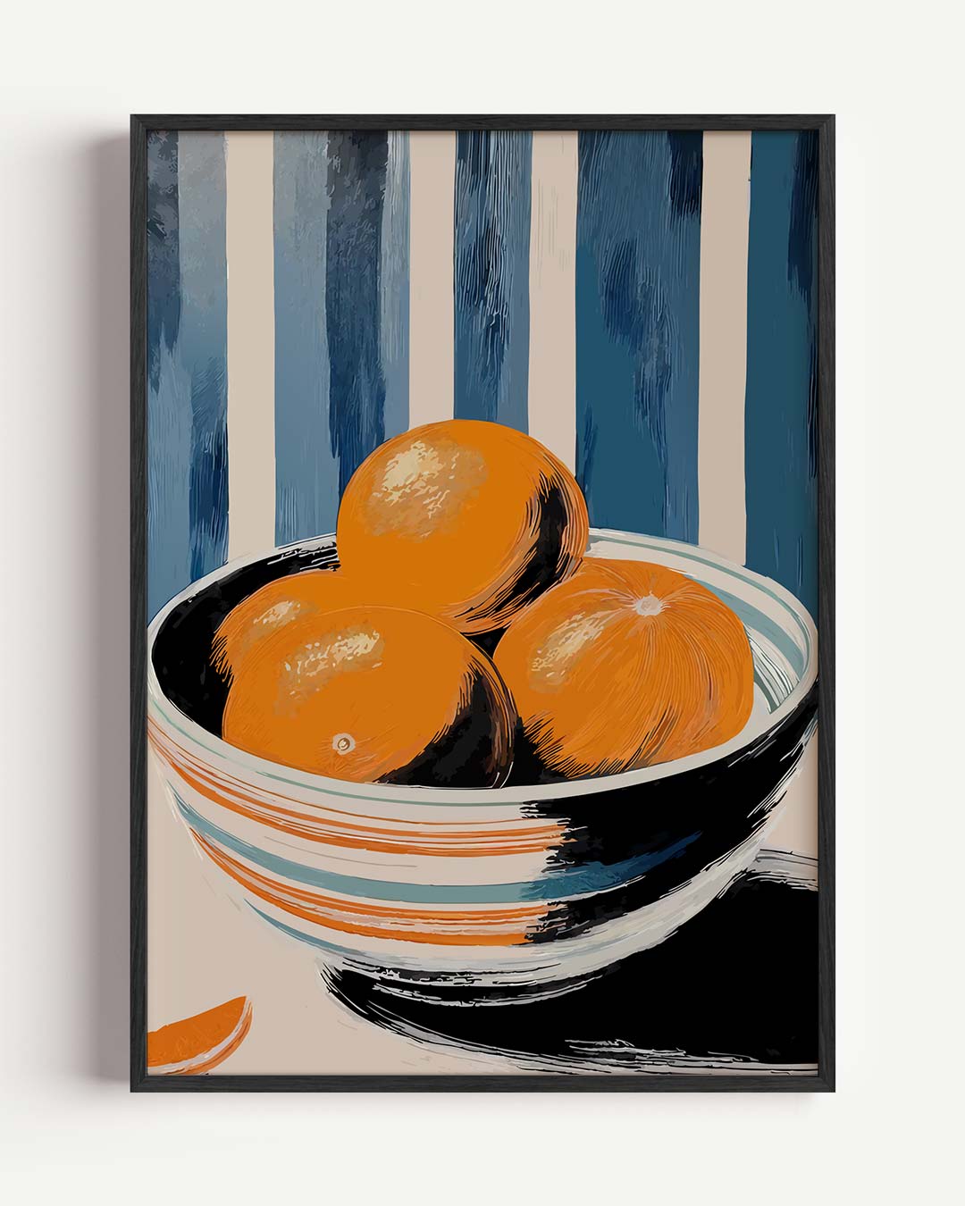 Citrusfrisse Sinaasappelkom Poster-WallArtistic