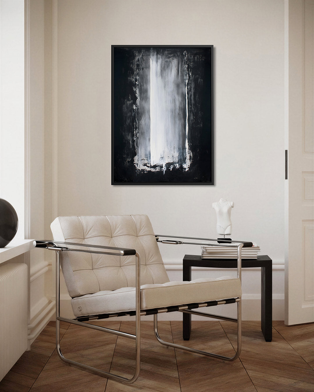 Monochrome vertical harmonie Kunstwerk
