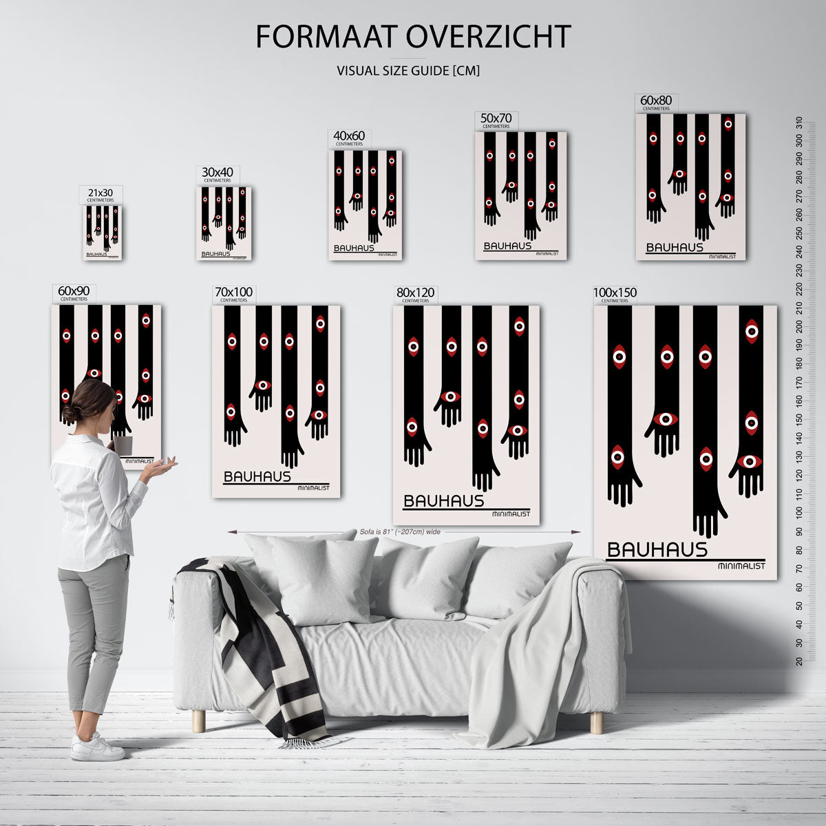 Vorm en lijnen Poster