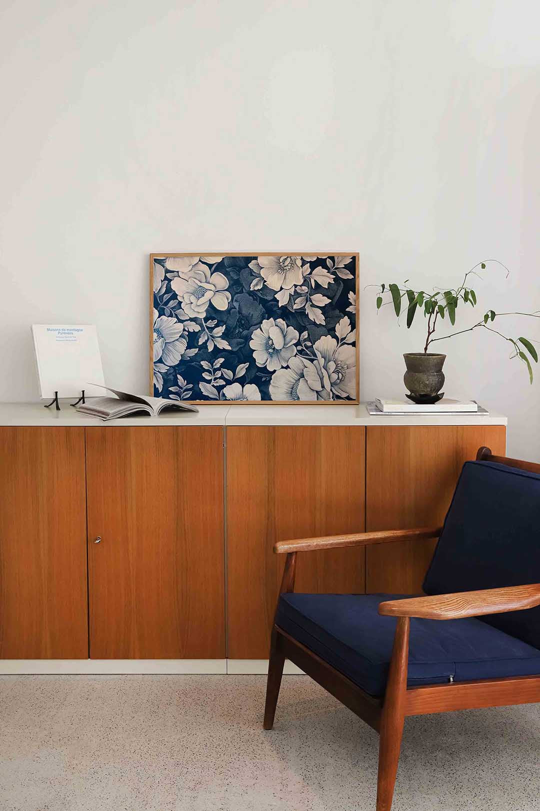 Bloemen en bladeren Poster