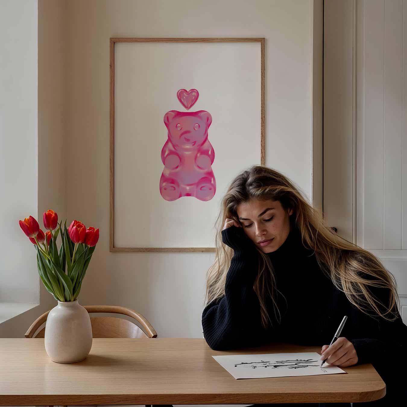 Schattige Gummybeer Poster-WallArtistic