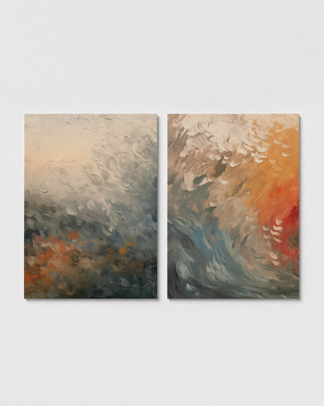 Vloeiende kleuren Posterset