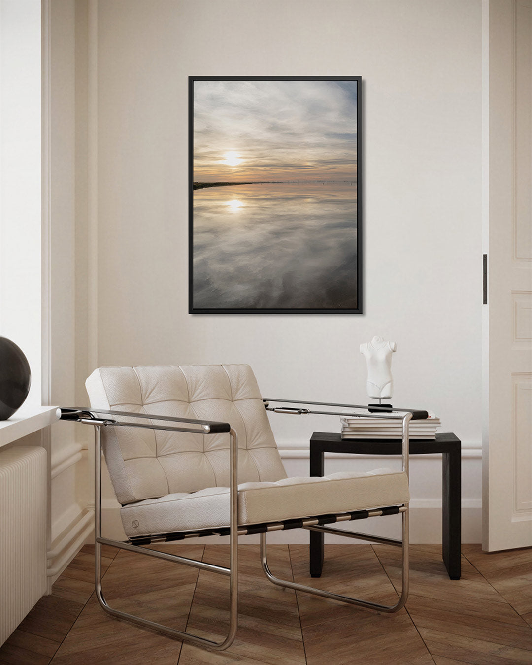 Rustige zonsondergang Kunstwerk