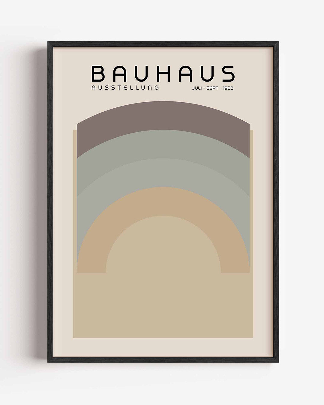 Kleurvlakken en bogen Poster