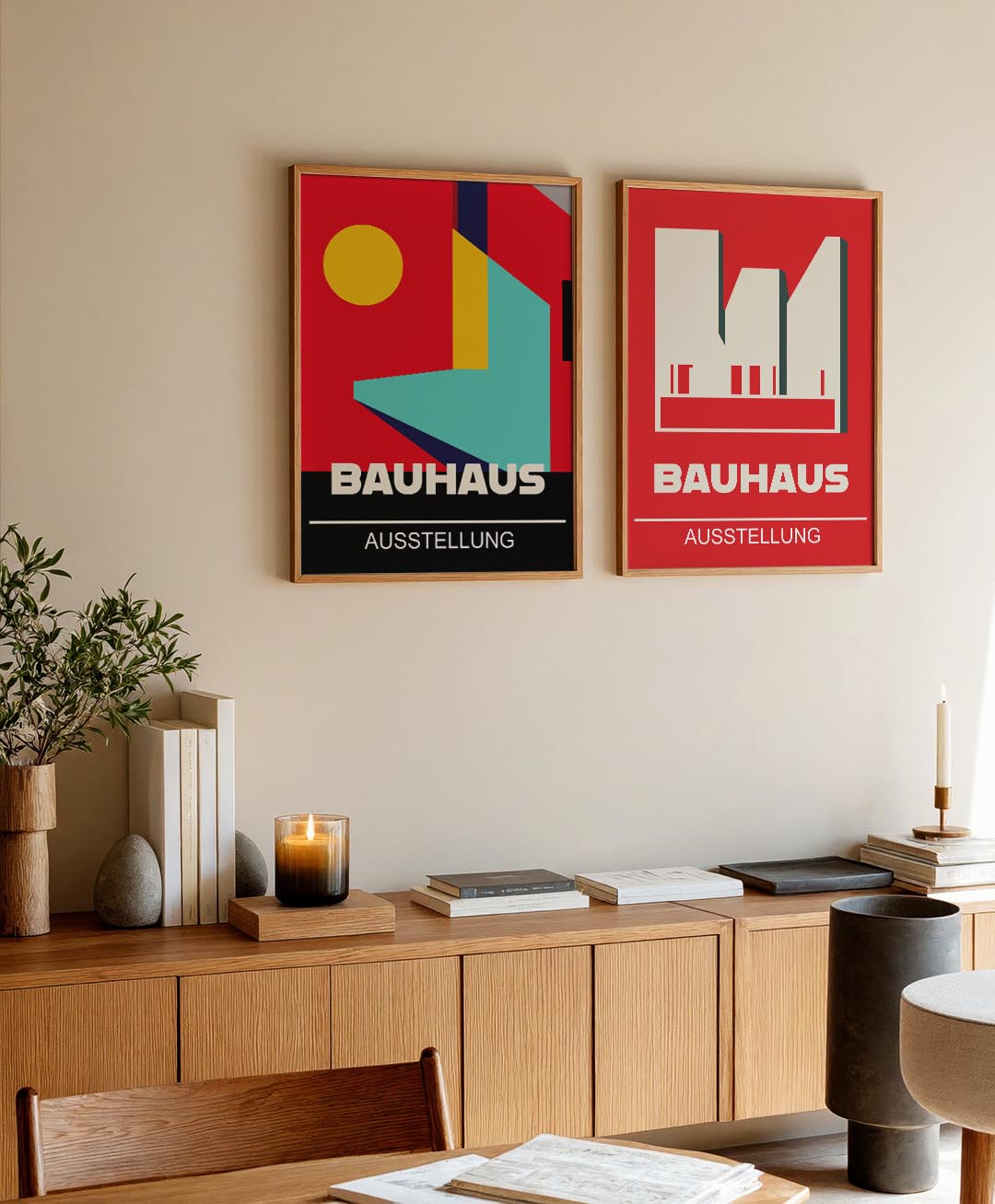 Kleur en vormenspel Posterset