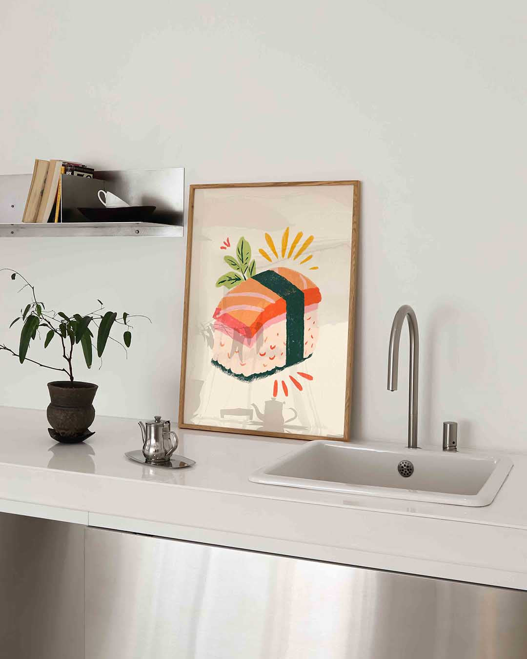 Sushi illustratie Poster