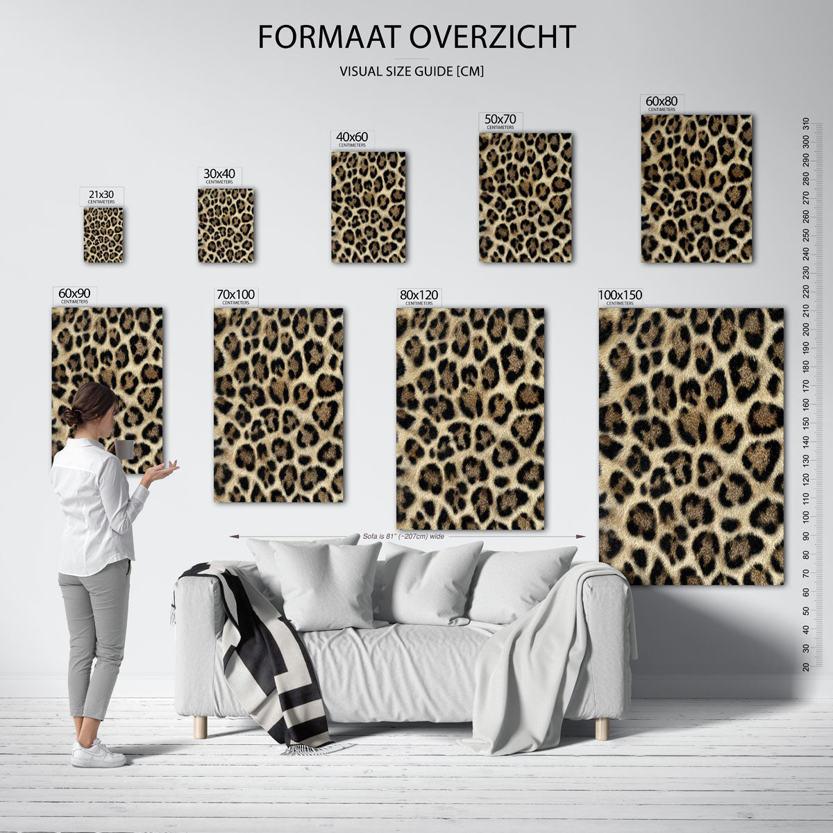 Luipaardprint Poster