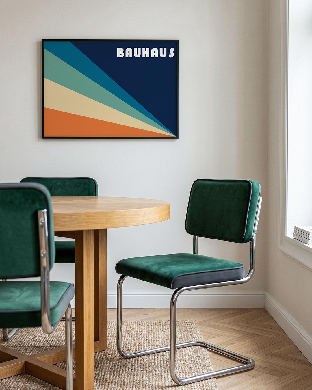 Vorm en kleurvlakken Poster
