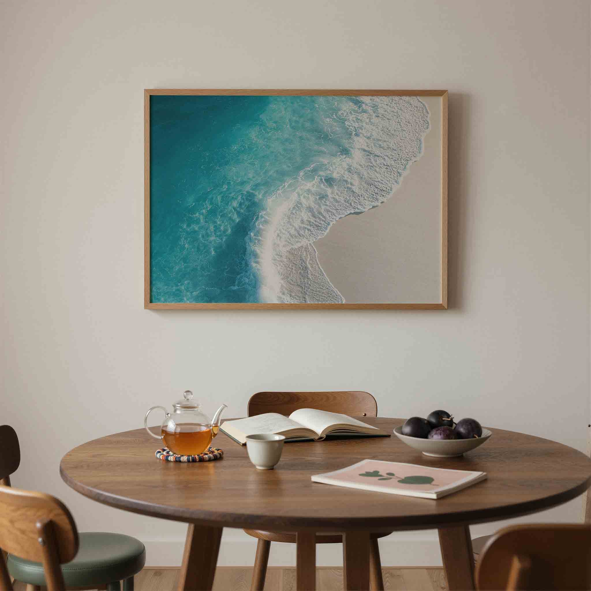 Zee en strand Poster