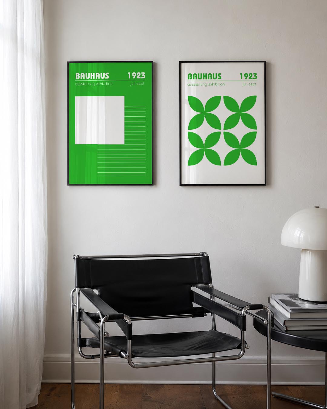 Lijnen en vlakkenspel Posterset