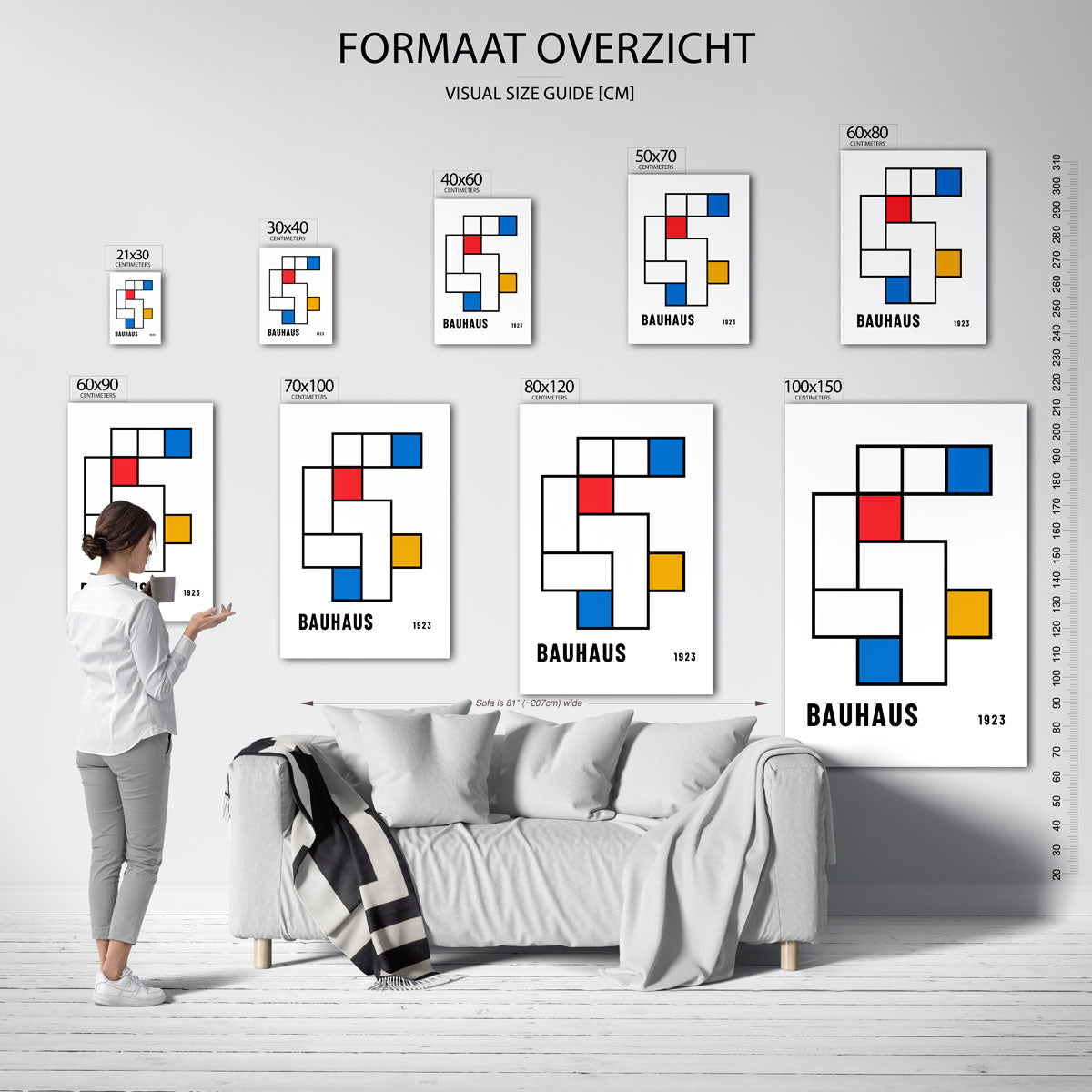 Vorm en kleur Poster