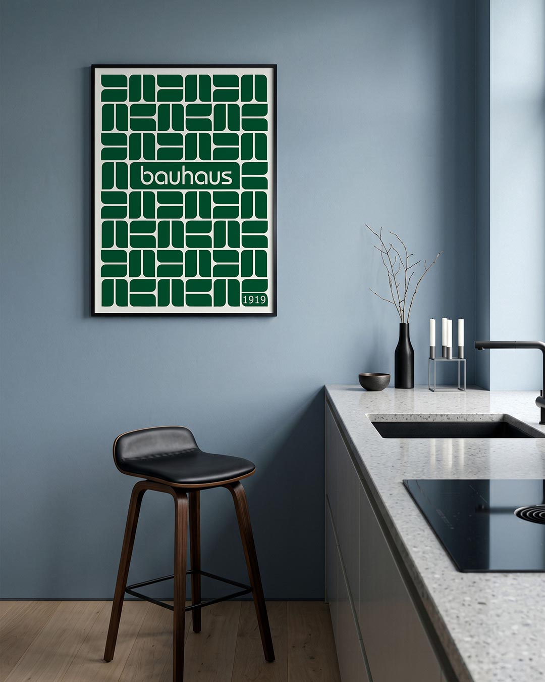 Vormritme en kleur Poster