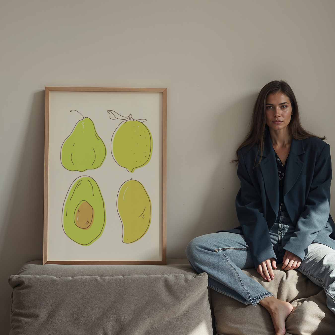 Fruitige Frisse Wandposter-WallArtistic