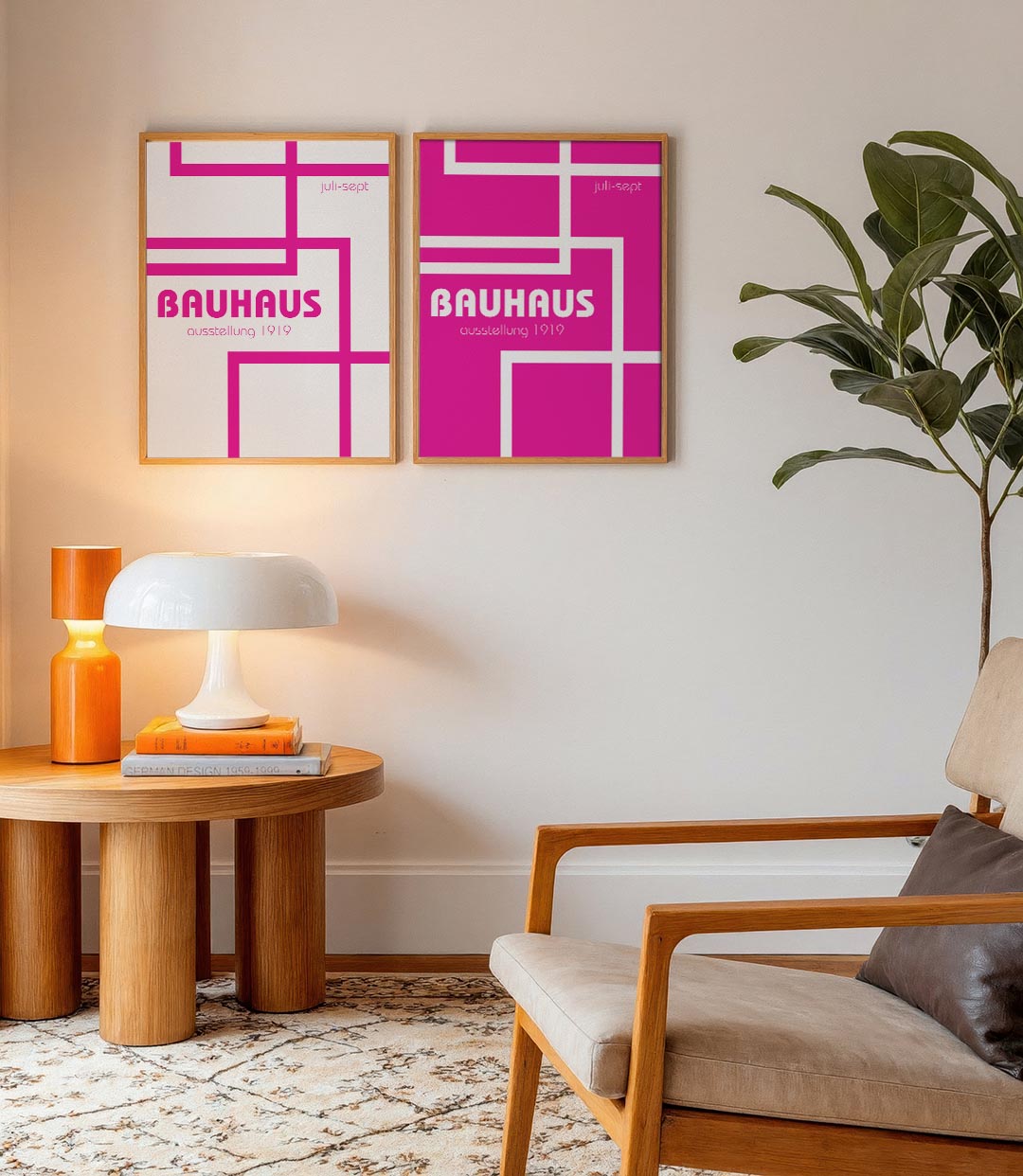 Lijnen en kleurvlakken Posterset