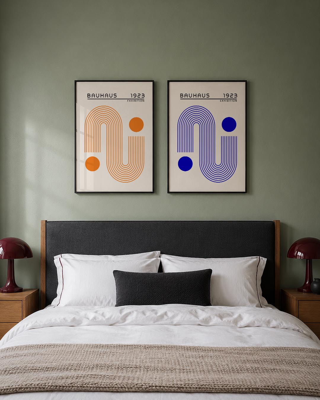 Lijnen en cirkelspel Posterset