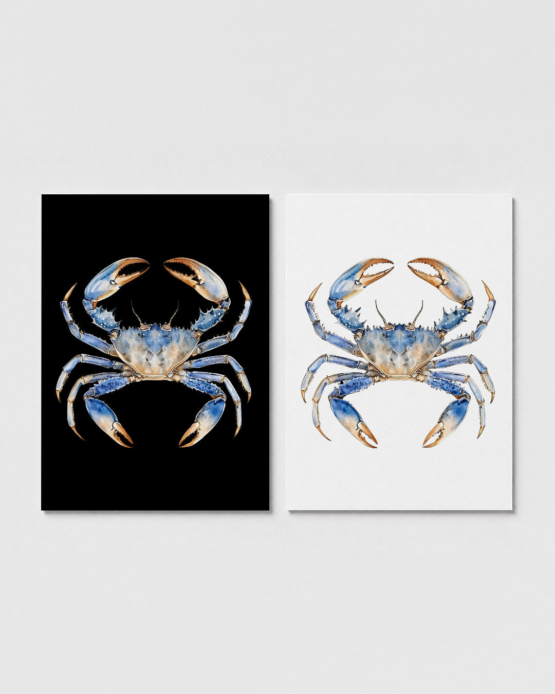 Kleurrijke krab Posterset