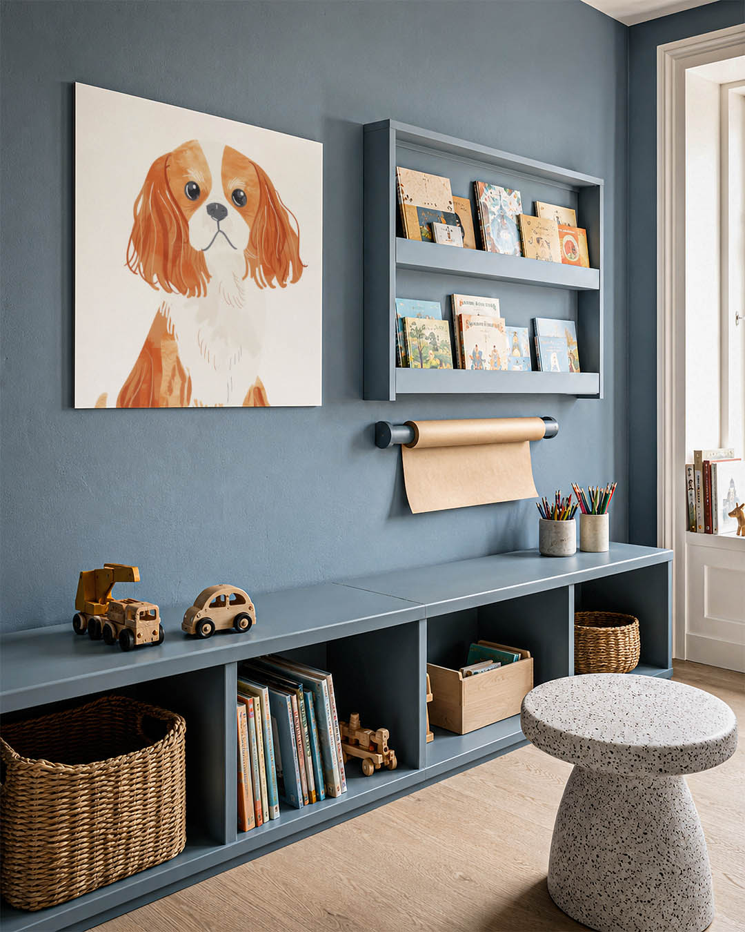 Hond illustratie Kunstwerk